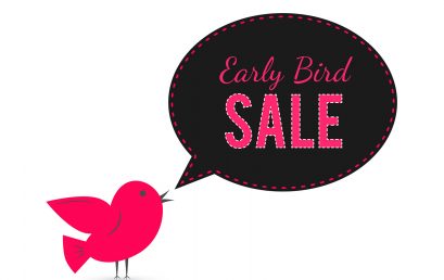 EARLY BIRD SALE!  Save BIG on Summer/Fall 2019 Classes and Workshops!
