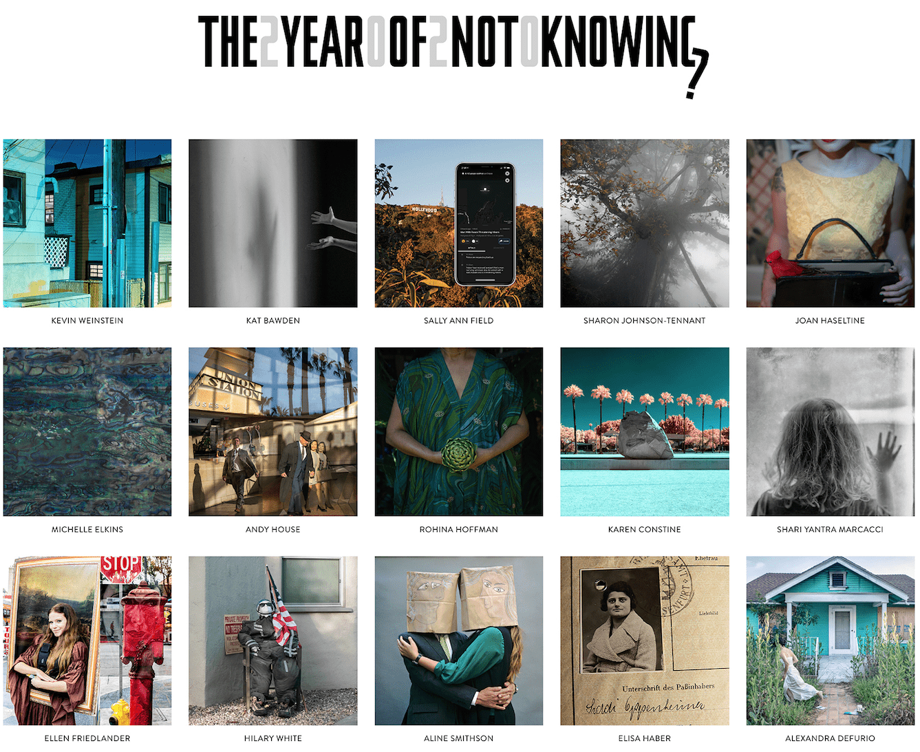 The Year of Not Knowing Exhibition The Year of Not Knowing Exhibition