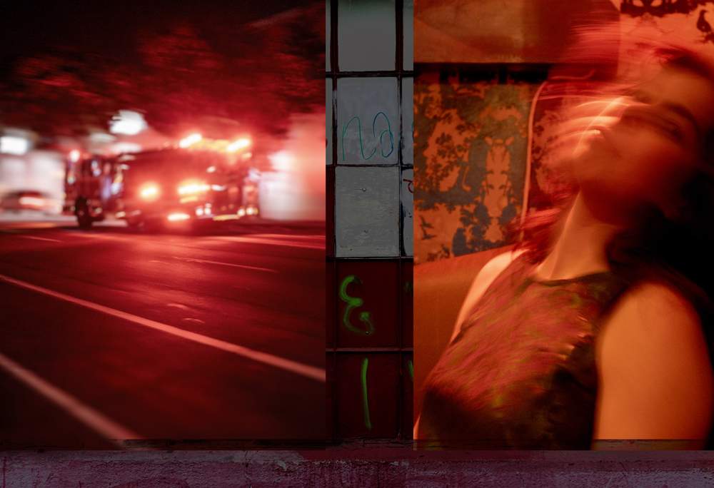 Honorable Mention - Rusty Weston, Dislocated-3, 2025, Mixed Media, Plexi and Metal, 2 of 5, 16" x 24" , Signed