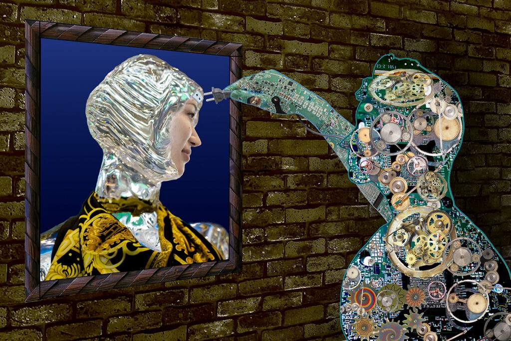 Honorable Mention - Chengbin Zhang, Renaissance 2.0, 2023, Archival pigment print, 1 of 10, 24"w x 36" , Signed