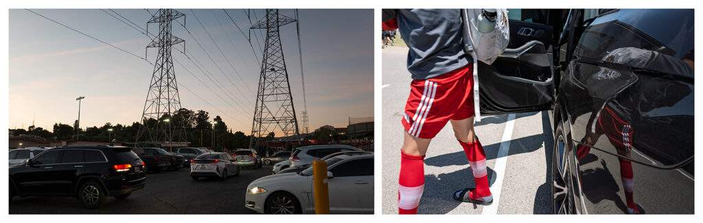 Julie Pawlowski, Parking Lot Rhythms, 2026, Canson platine fibre rag, Archival pigment print, 8" x 22"