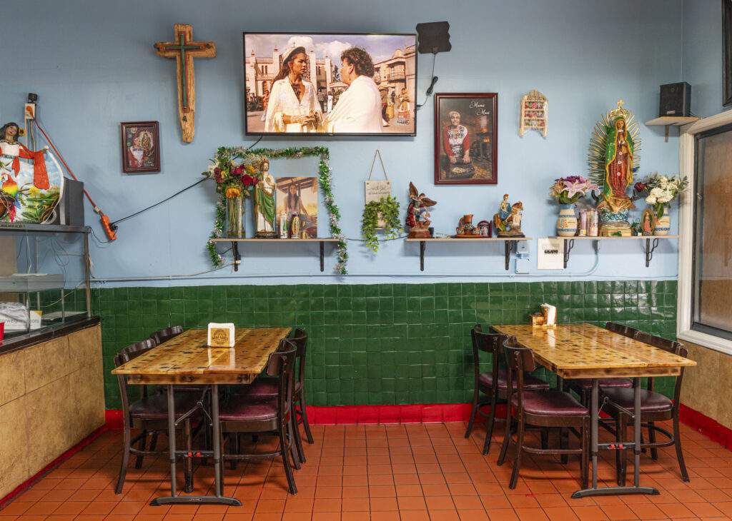 Philip Sager, Untitled #18, Mexican Restaurant, Mission Street, San Francisco, 2026, Archival pigment print, 10" x 16"